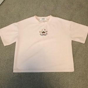 Baby pink oversized T-shirt